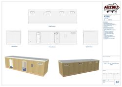 10m x 3m LH Toilet/Shower Plan