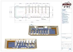 10m x 3m RH ToiletShower