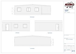 12m x 9m complex  open deck entry