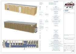 14m x 3m ToiletShower