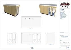 4.6m x 2.1m Toilet Block 