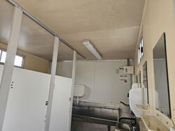 exhire 48m x 3m male toilet block